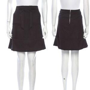 See by Chloe Bow Mini Skirt In Black Size 4